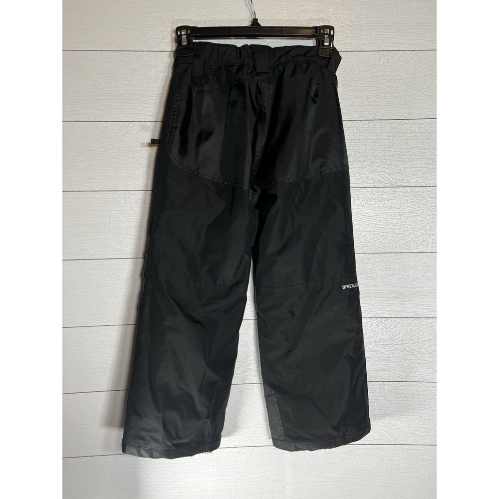 TSLA XS Size 6/7 Youth Black 22x21 Snow Winter Ski Snowboarding Pants Tesla
